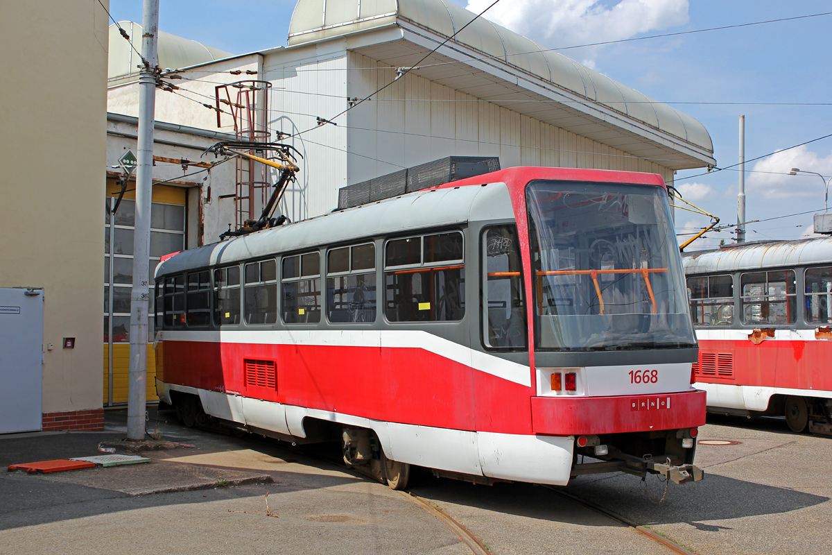 Brno, Tatra T3R (1995) № 1668