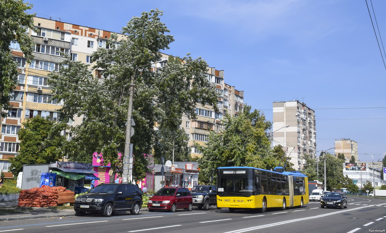 Кіеў, ЛАЗ E301D1 № 2627 Кіеў, ЛАЗ E301D1 № 2627