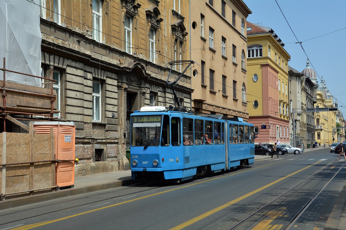 Загреб, Tatra KT4YU № 334