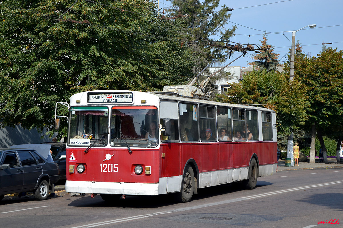 Житомир, ЗиУ-682В № 1205