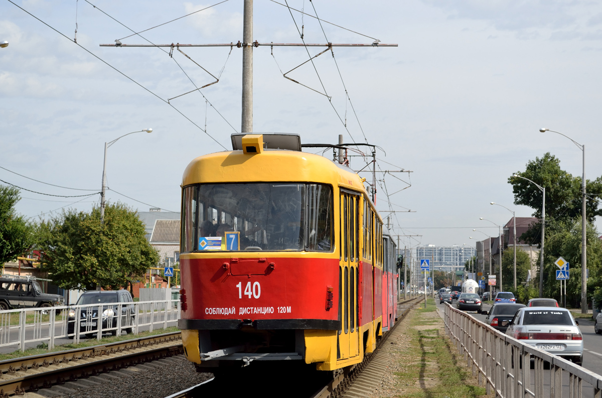 Краснодар, Tatra T3SU № 140