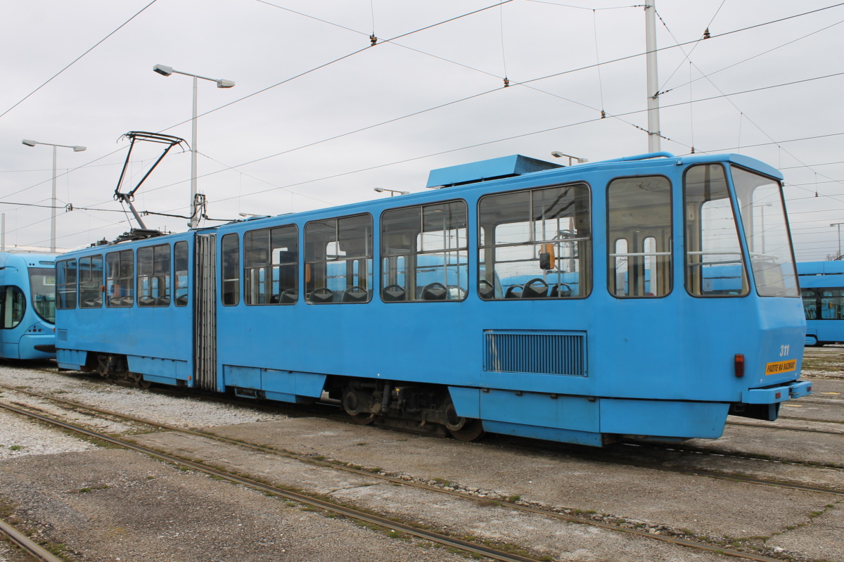 Загреб, Tatra KT4YU № 311