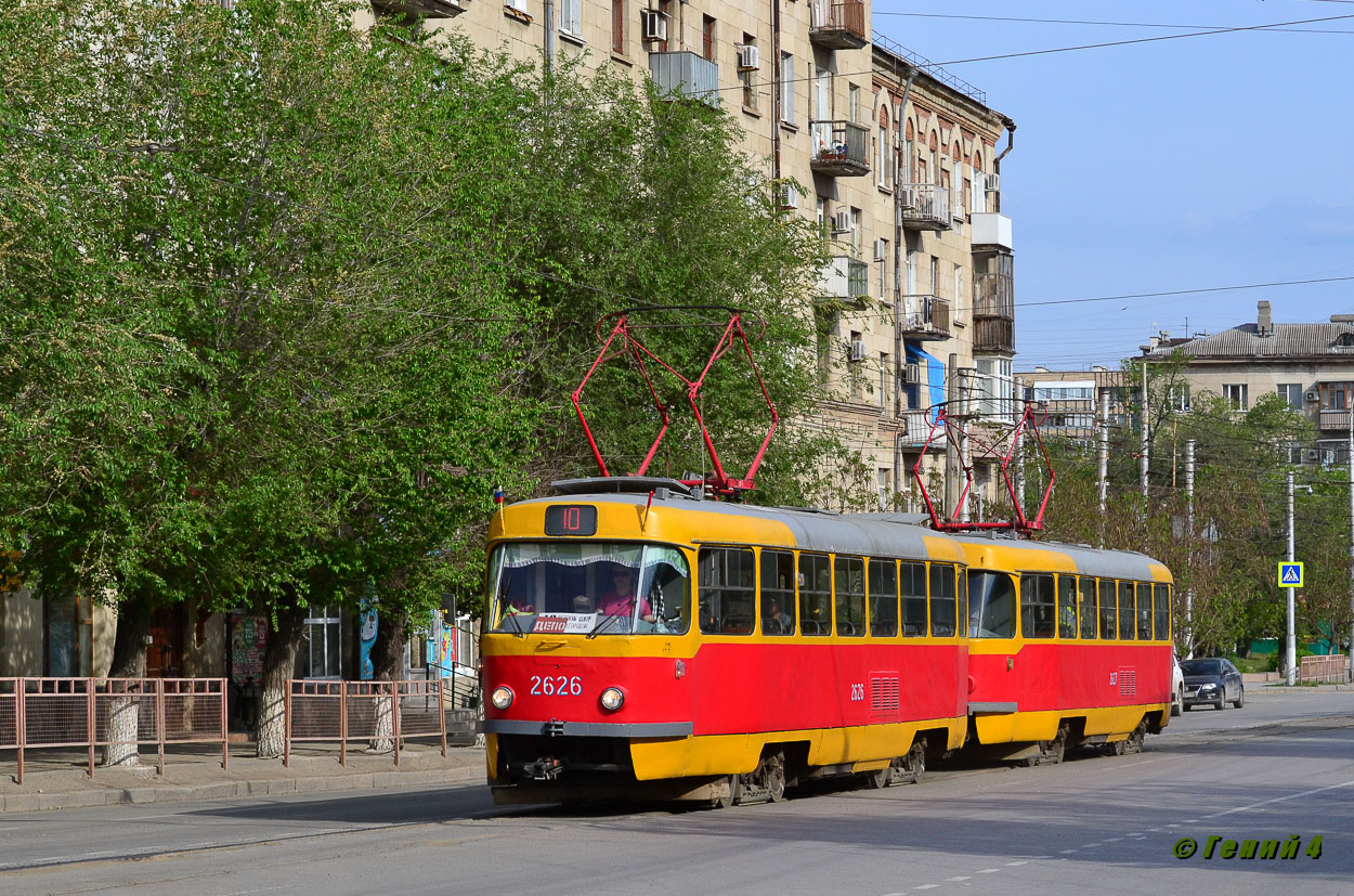 Volgograd, Tatra T3SU (2-door) № 2626 Volgograd, Tatra T3SU (2-door) № 2626