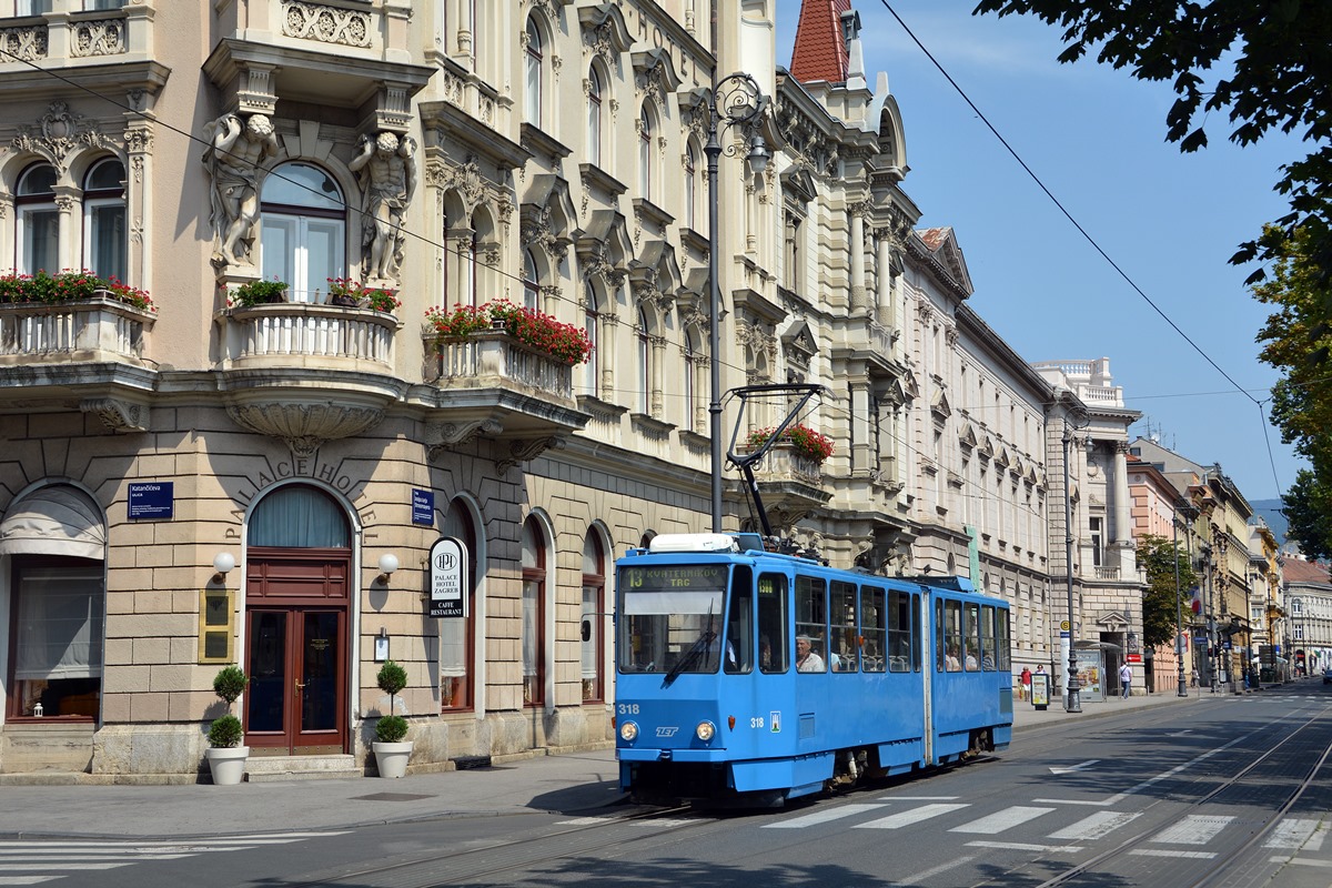 Загреб, Tatra KT4YU № 318