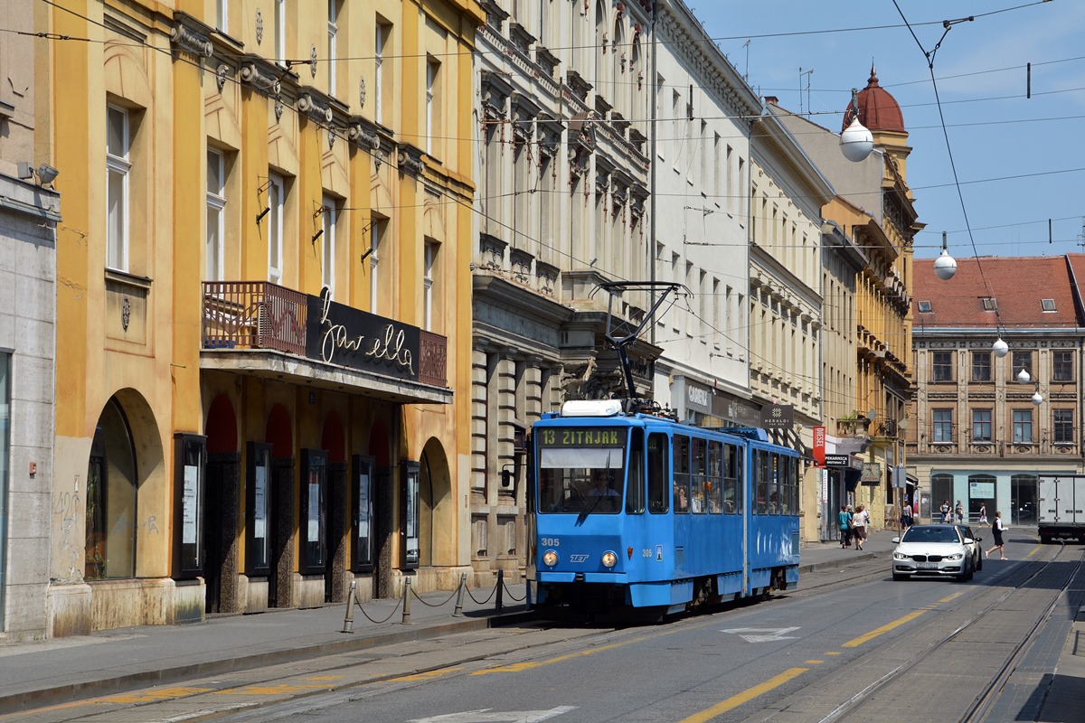 Загреб, Tatra KT4YU № 305