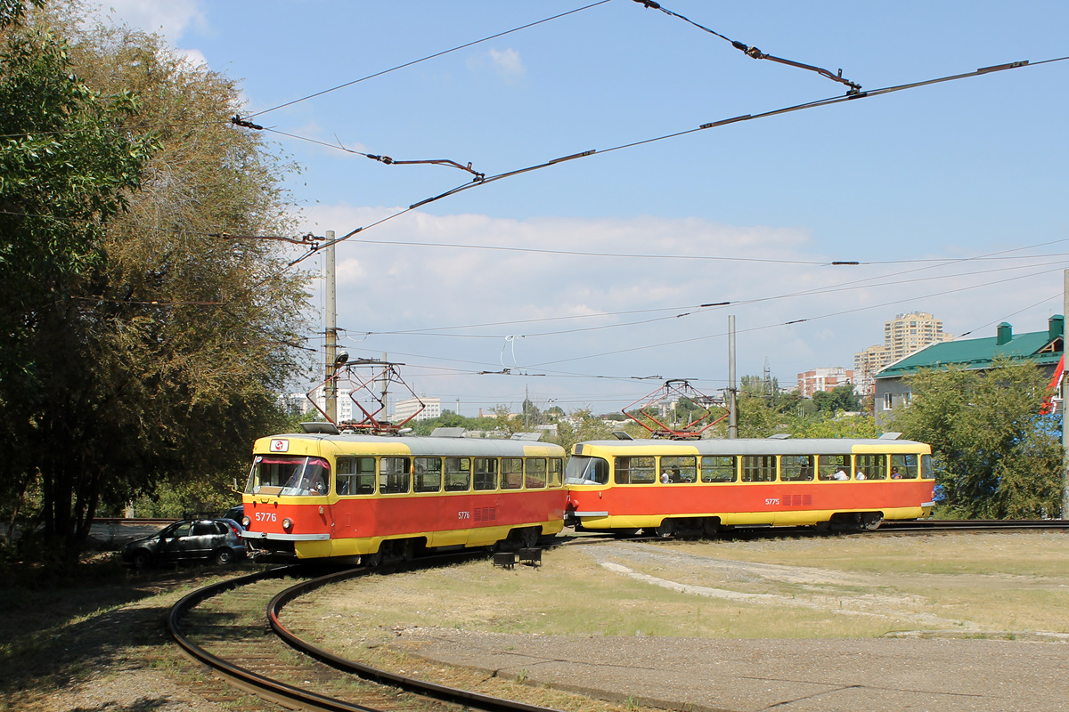 Волгоград, Tatra T3SU № 5776; Волгоград, Tatra T3SU № 5775