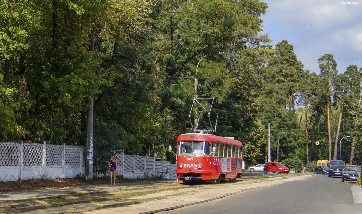Киев, Tatra T3P № 5977