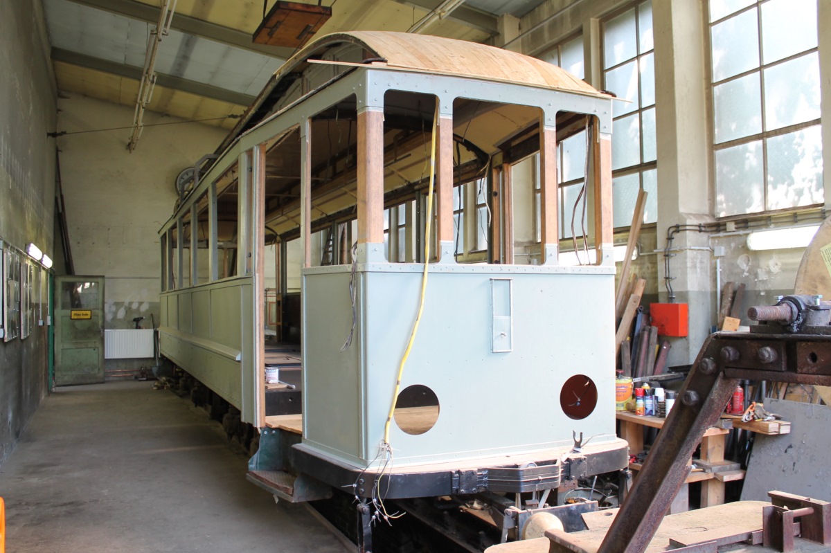 Шёнайхе – Рюдерсдорф, Четырёхосный моторный Lindner/AEG № 3; Шёнайхе – Рюдерсдорф — Юбилей: 50 лет историческому трамвайному вагону № 73 (10.09.2016)