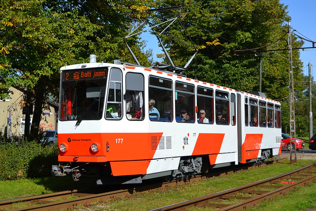 Таллин, Tatra KT4D № 177