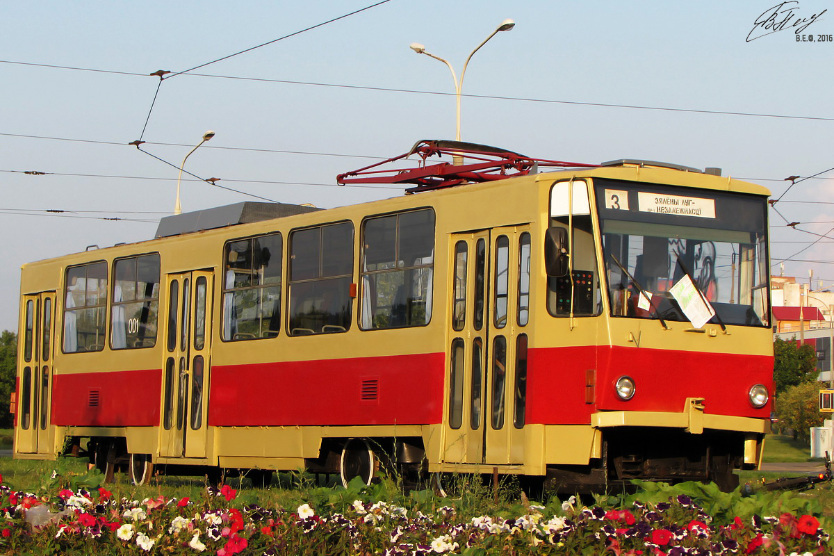 Минск, Tatra T6B5SU № 001