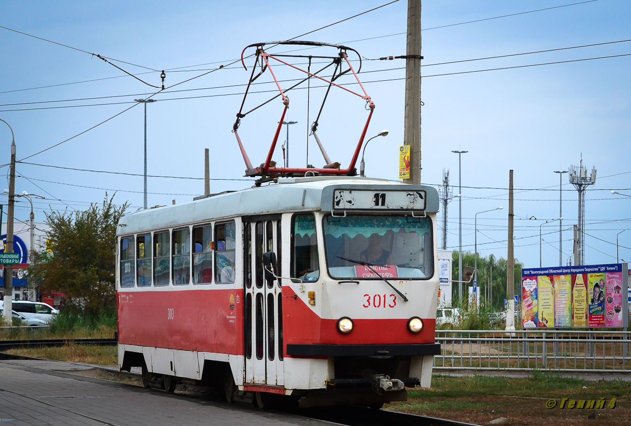 Волгоград, Tatra T3SU мод. ВЗСМ № 3013