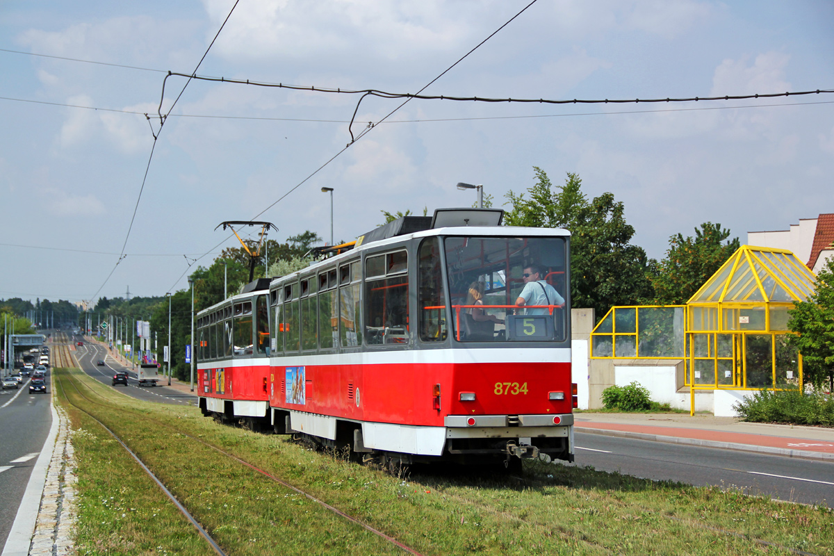 Прага, Tatra T6A5 № 8734