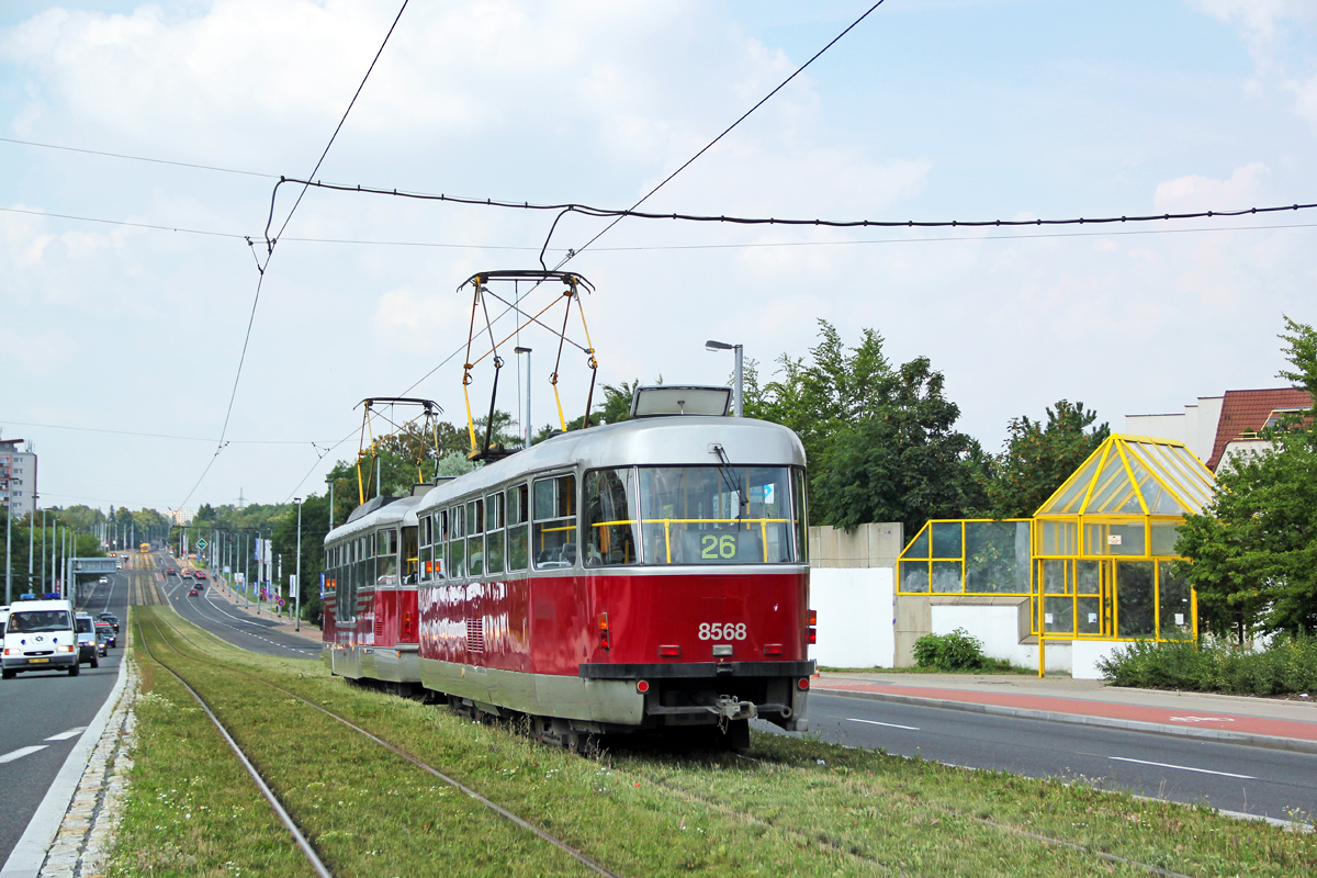 Прага, Tatra T3R.P № 8568