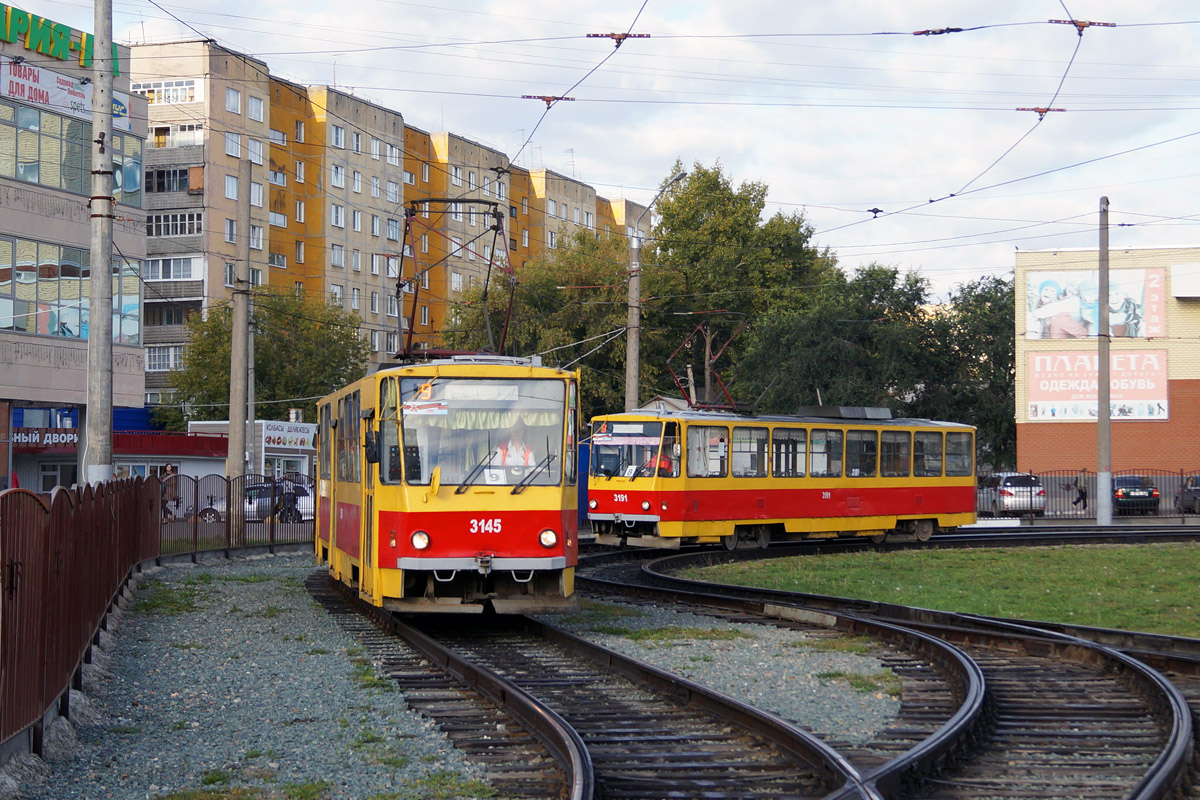 Барнаул, Tatra T6B5SU № 3145; Барнаул, Tatra T6B5SU № 3191