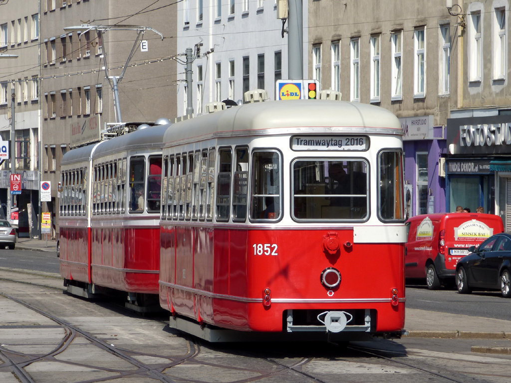 Вена, Gräf & Stift Type l3 № 1852; Вена — Tramwaytag 2016