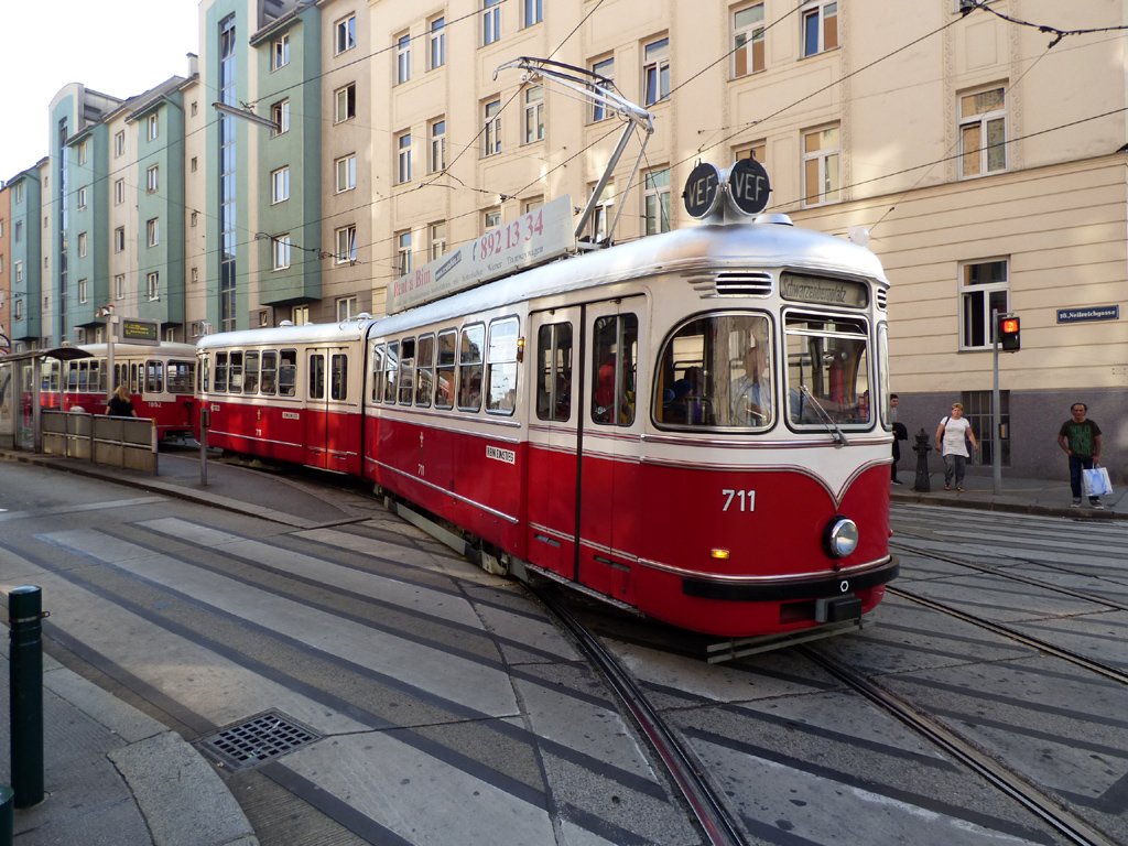 Вена, Simmering Type F № 711; Вена — Tramwaytag 2016
