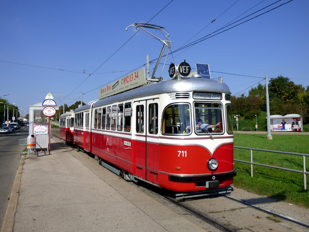 Вена, Simmering Type F № 711; Вена — Tramwaytag 2016