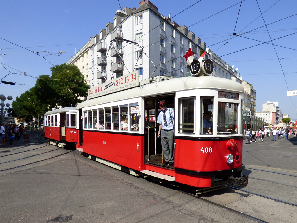 Вена, Lohner Type T1 № 408; Вена — Tramwaytag 2016