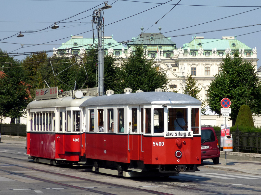 Viena, Graz Type  m3 nr. 5400; Viena — Tramwaytag 2016