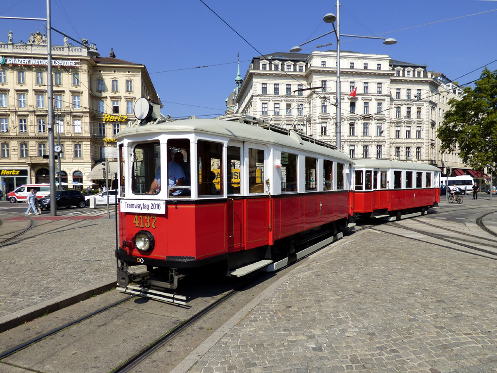 Вена, HW Type M(aw) № 4137; Вена — Tramwaytag 2016