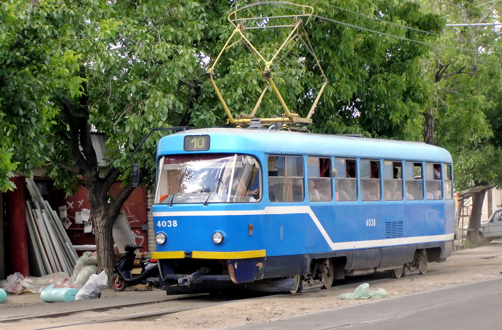 Одесса, Tatra T3R.P № 4038