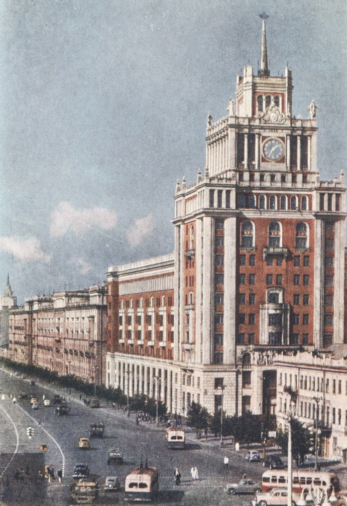 Moscow — Historical photos — Tramway and Trolleybus (1946-1991)