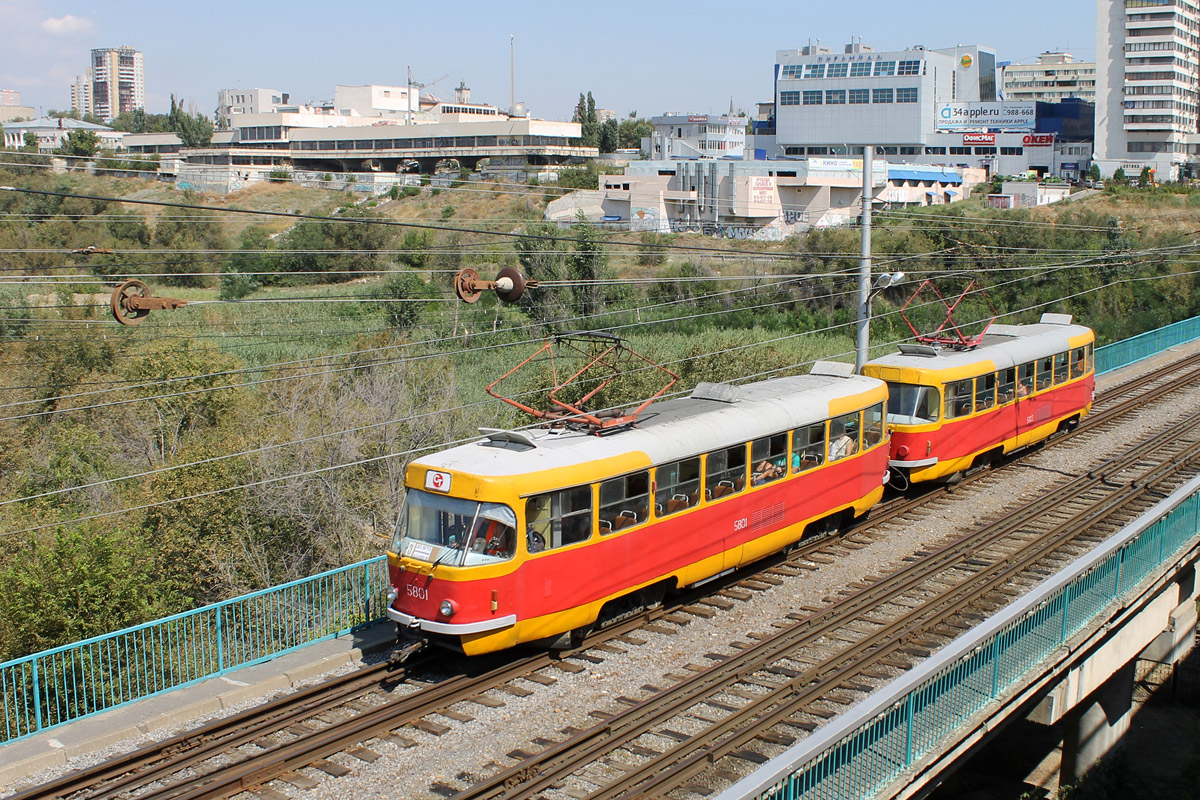 Volgograd, Tatra T3SU Nr. 5801