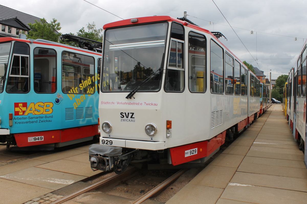 Цвиккау, Tatra KT4DMC № 929; Цвиккау — Юбилей: 120 лет трамваю в Цвиккау (14.06.2014)