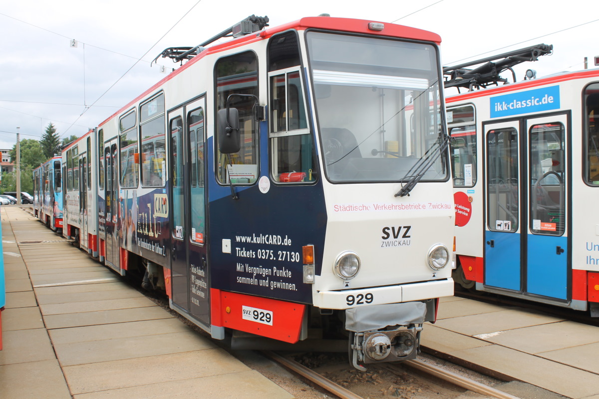 Цвиккау, Tatra KT4DMC № 929; Цвиккау — Юбилей: 120 лет трамваю в Цвиккау (14.06.2014)
