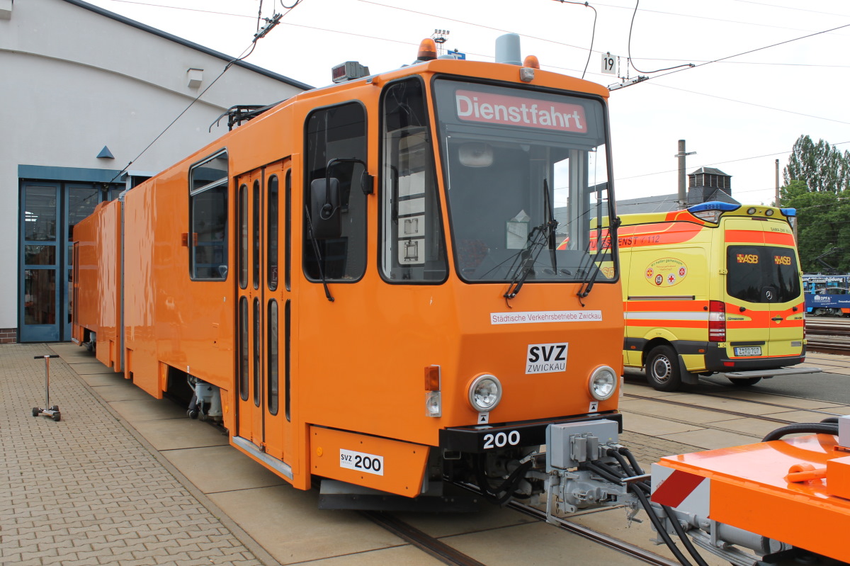 Цвиккау, Tatra KT4DMC № 200; Цвиккау — Юбилей: 120 лет трамваю в Цвиккау (14.06.2014)
