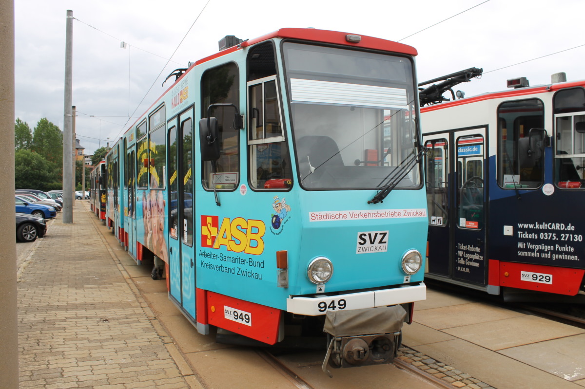 Цвиккау, Tatra KT4DMC № 949; Цвиккау — Юбилей: 120 лет трамваю в Цвиккау (14.06.2014)