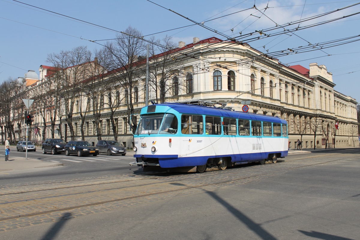 Riga, Tatra T3A N°. 30307