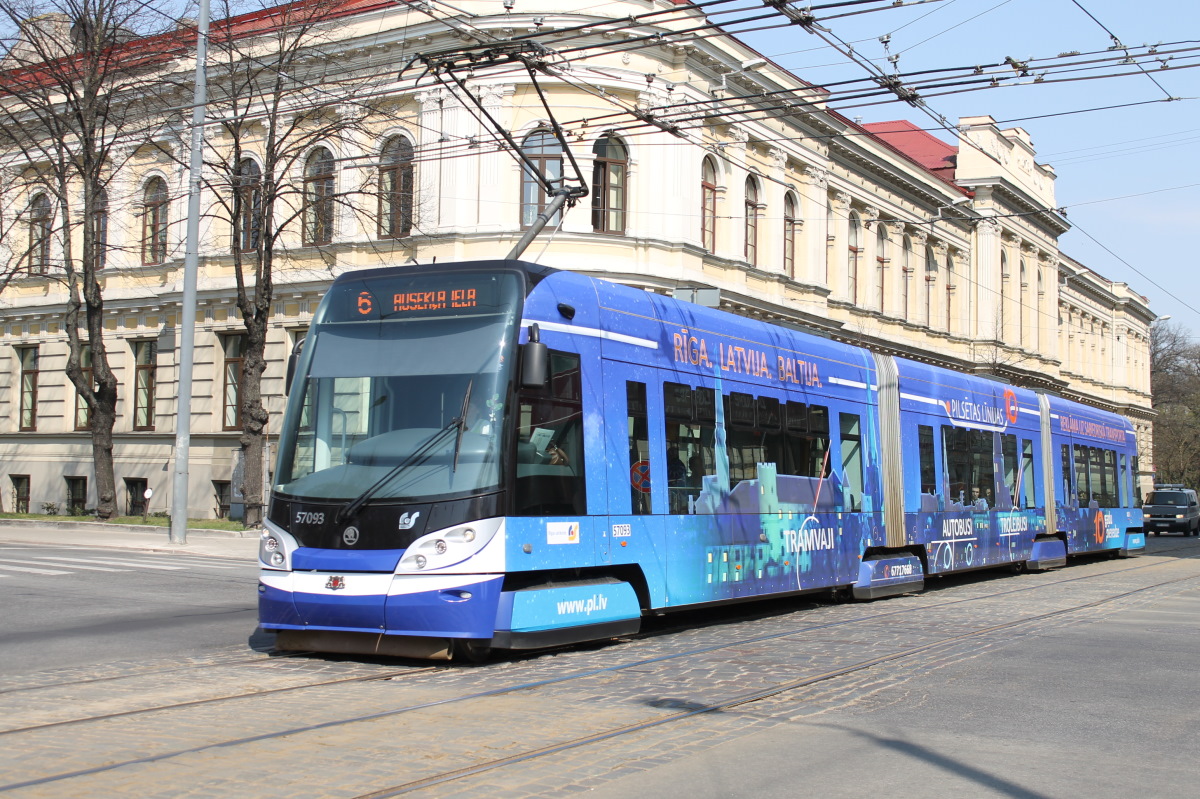 Рига, Škoda 15T ForCity Alfa Riga № 57093