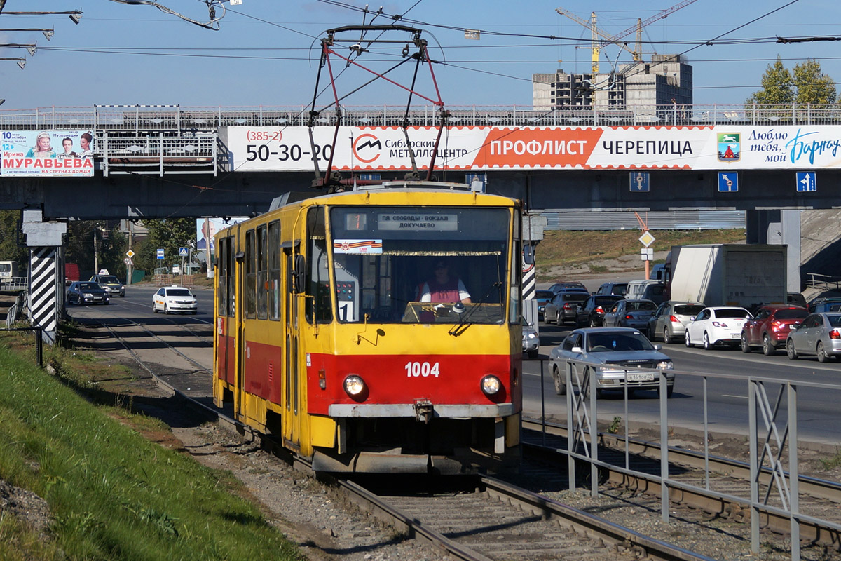Барнаул, Tatra T6B5SU № 1004