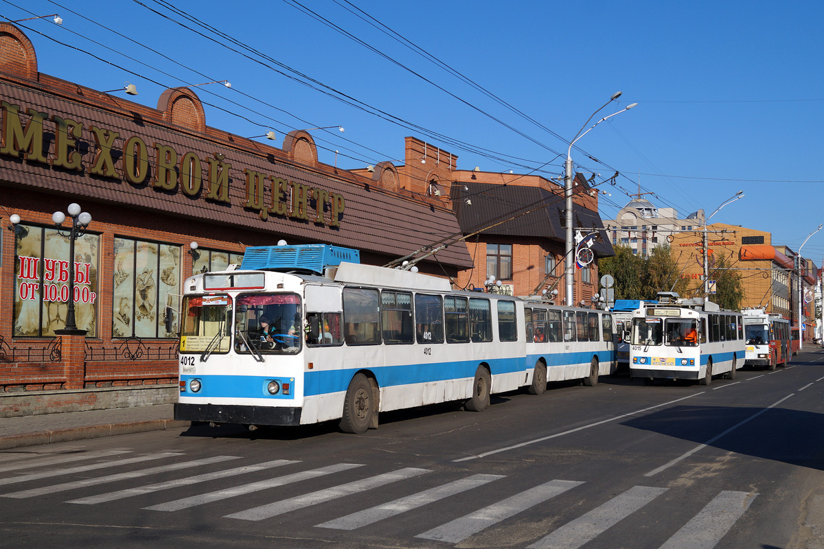 Барнаул, ЗиУ-682 КВР БТРМ № 4012; Барнаул, ЗиУ-682 (КВР Барнаул) № 4015