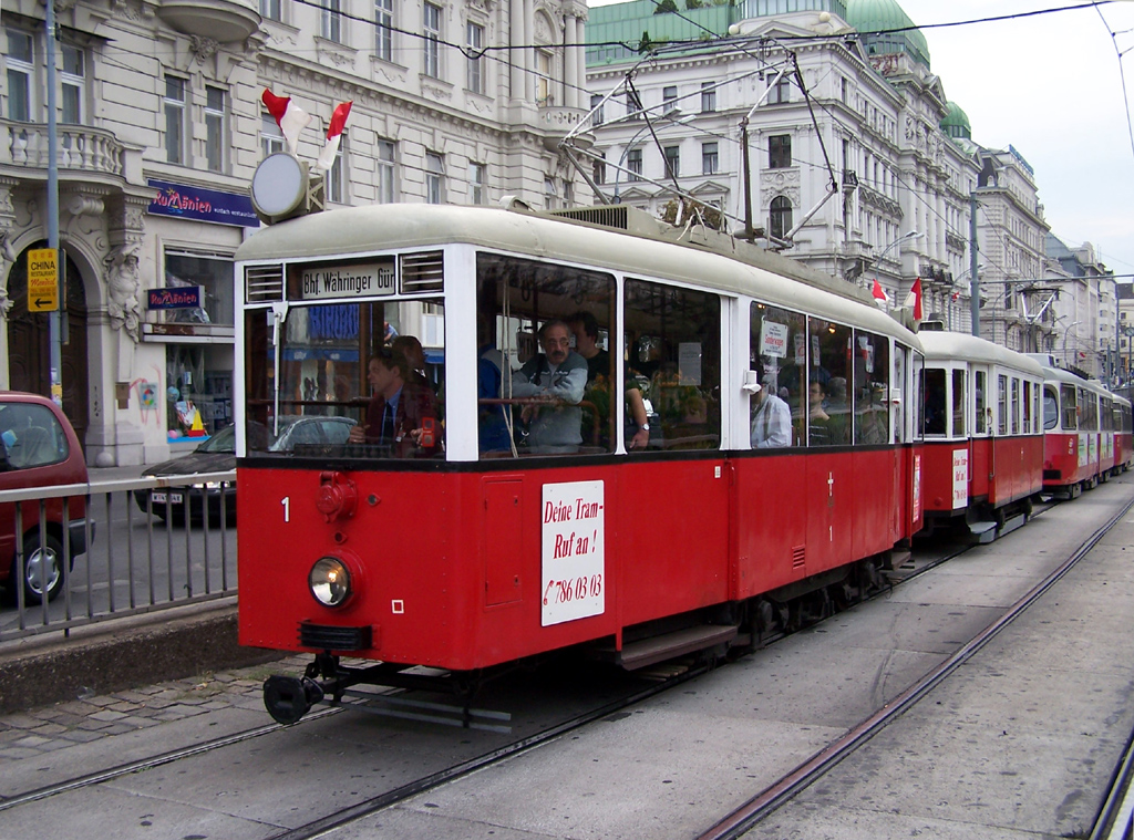 Вена, Fuchs KSW моторный № 1; Вена — Tramwaytag 2006 Вена, Fuchs KSW моторный № 1; Вена — Tramwaytag 2006