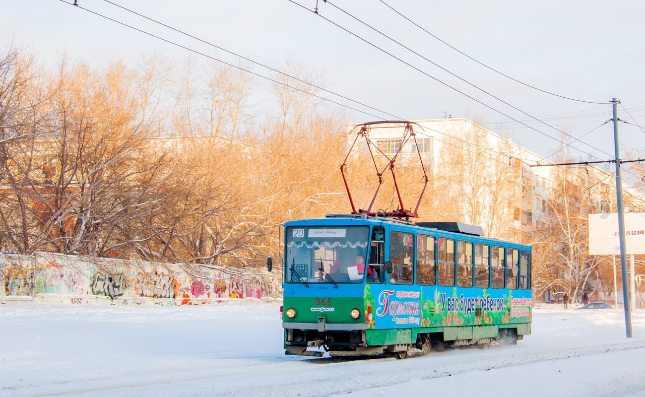 Екатеринбург, Tatra T6B5SU № 365