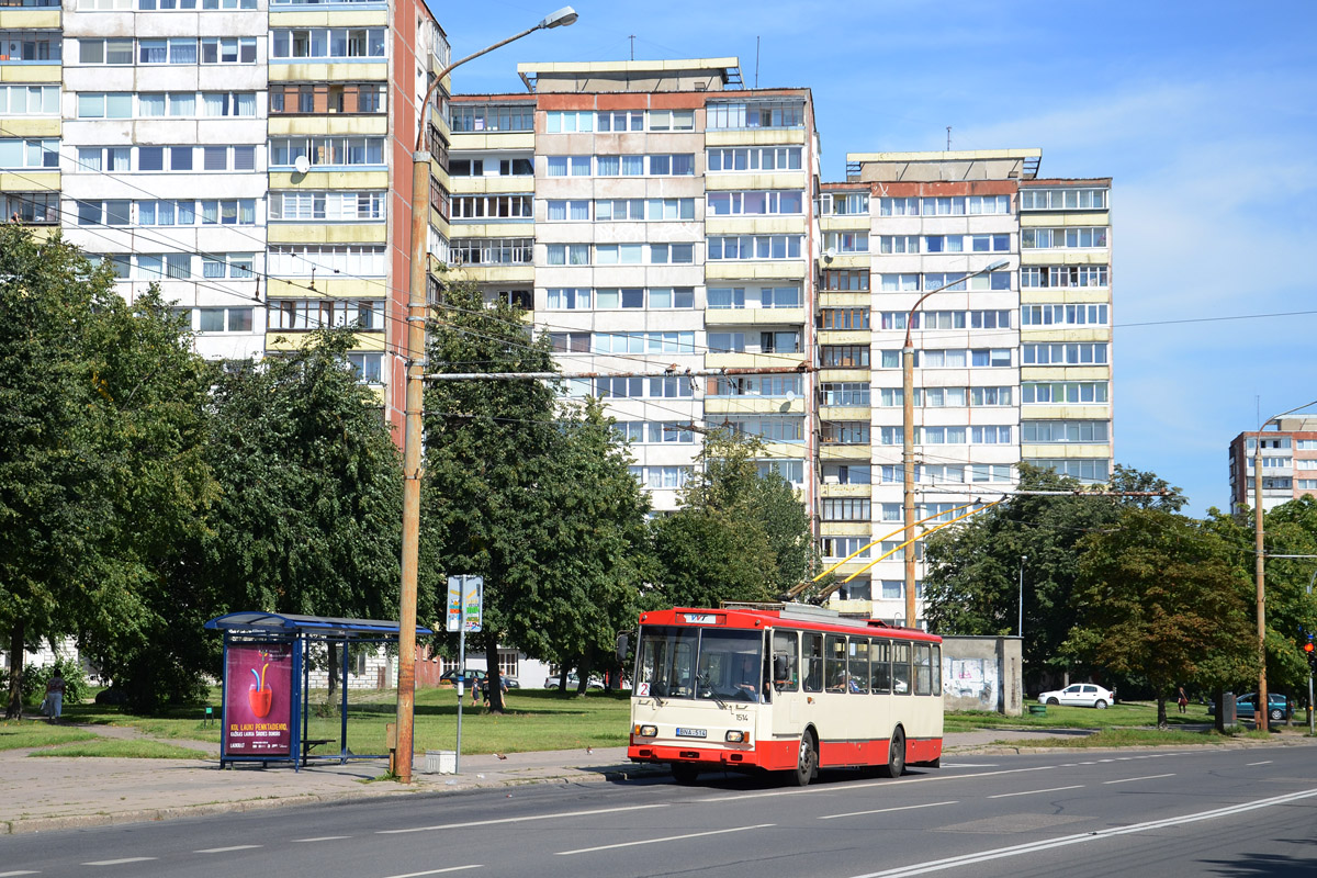 Wilno, Škoda 14Tr02/6 Nr 1514; Wilno — Planned service disruptions (detours)