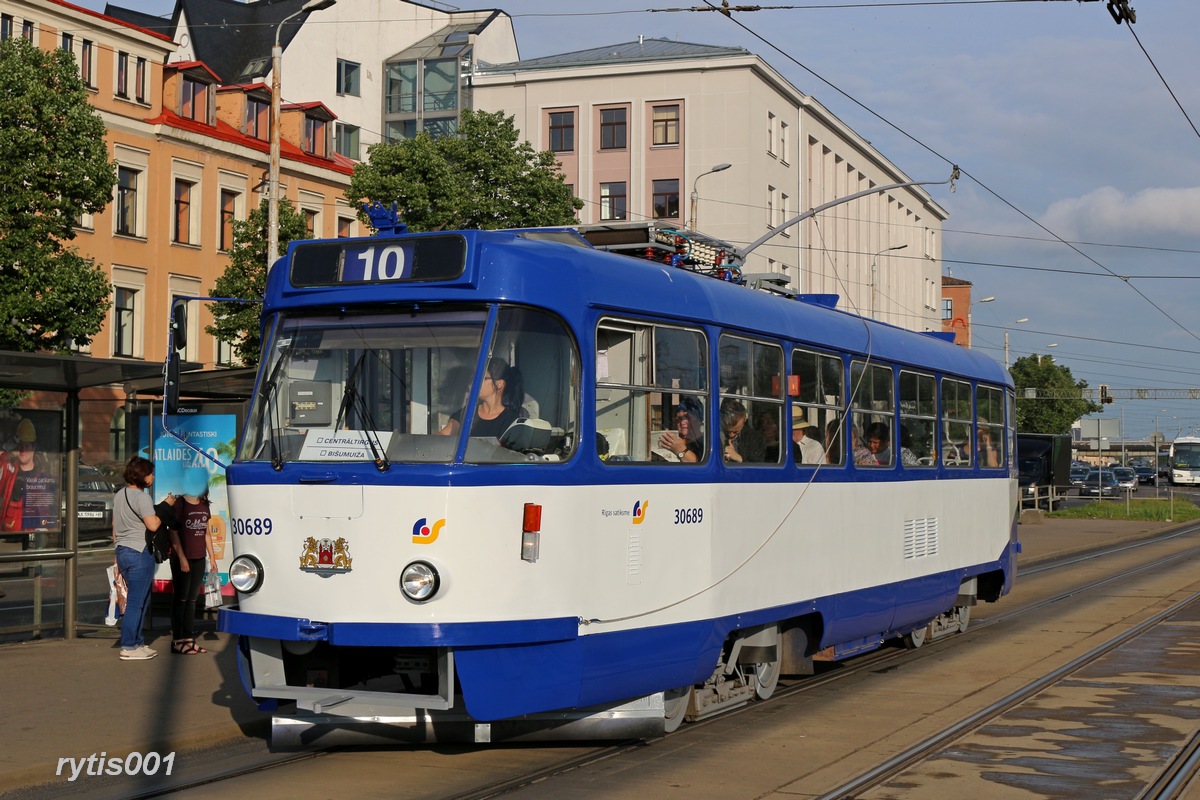 Рига, Tatra T3A № 30689
