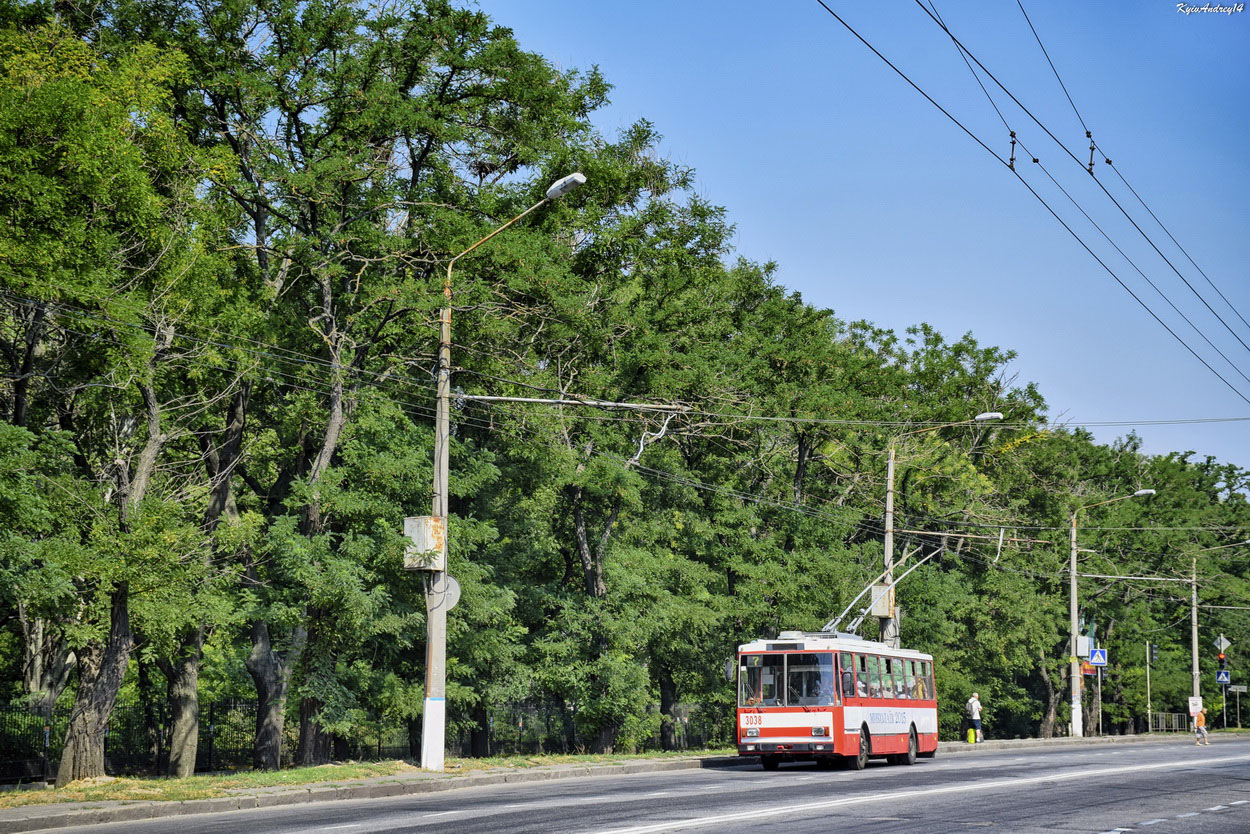 Николаев, Škoda 14Tr08/6 № 3038