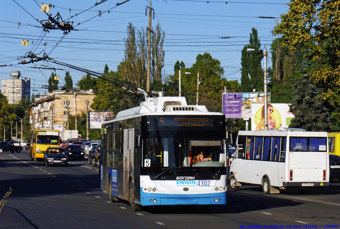 Крымский троллейбус, Богдан Т70110 № 4302
