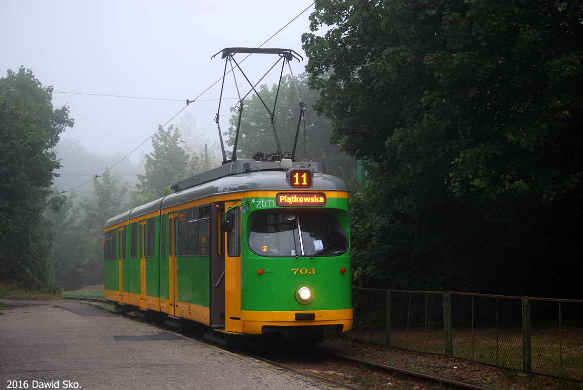 Познань, Duewag GT8 № 703