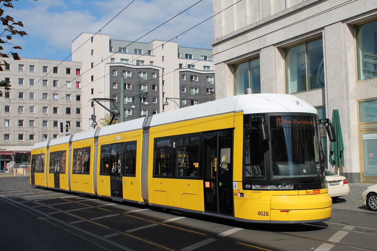 Берлин, Bombardier Flexity Berlin (GT6-08ZR/F6Z) № 4026
