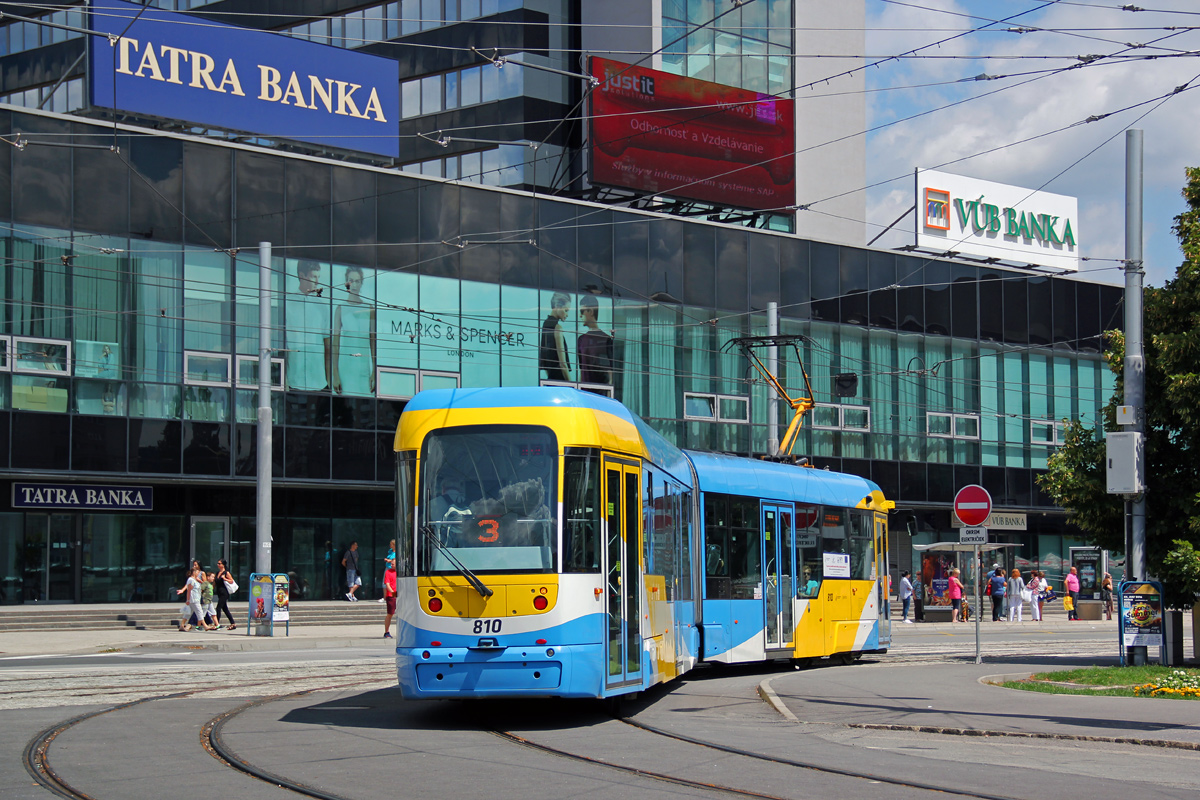 Кошице, Vario LF2+ № 810 Кошице, Vario LF2+ № 810