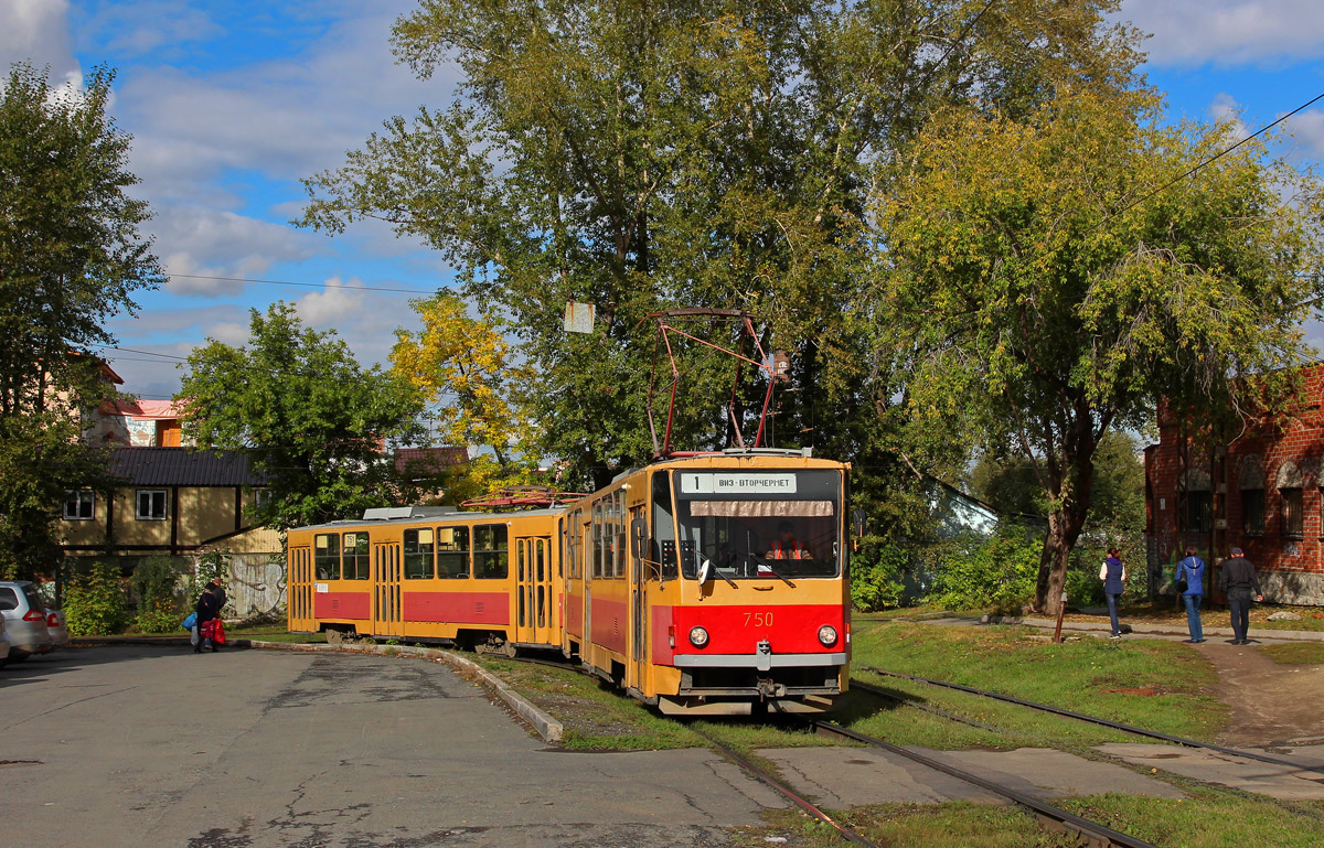 Екатеринбург, Tatra T6B5SU № 750