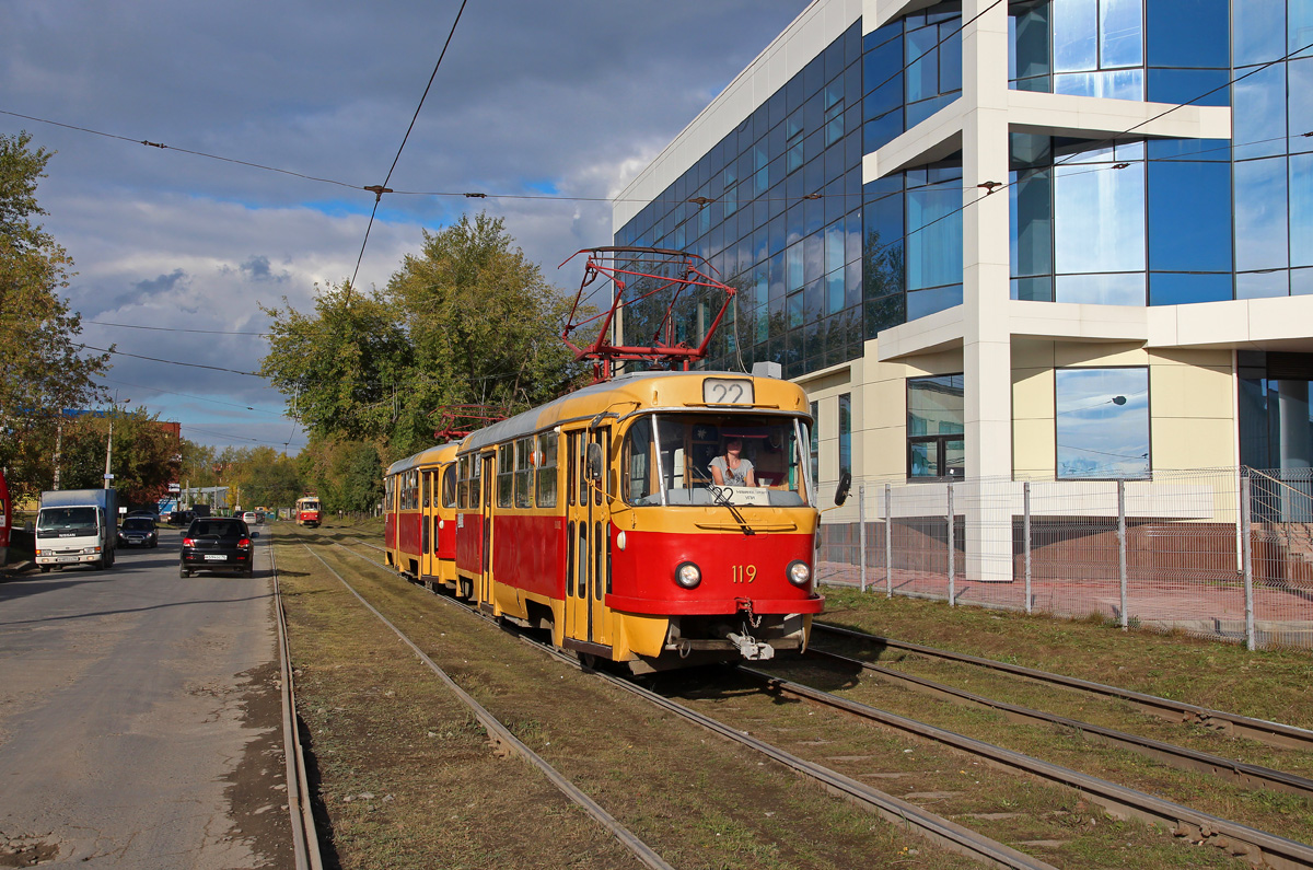 Екатеринбург, Tatra T3SU (двухдверная) № 119