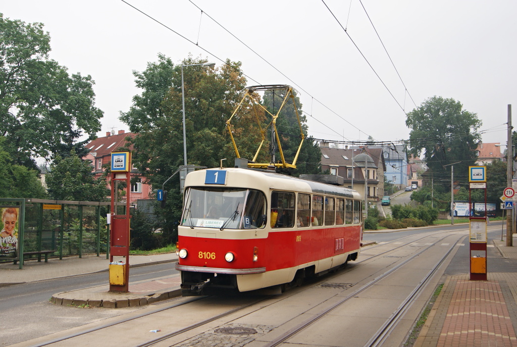 Либерец ― Яблонец-над-Нисой, Tatra T3M № 8106 (16)