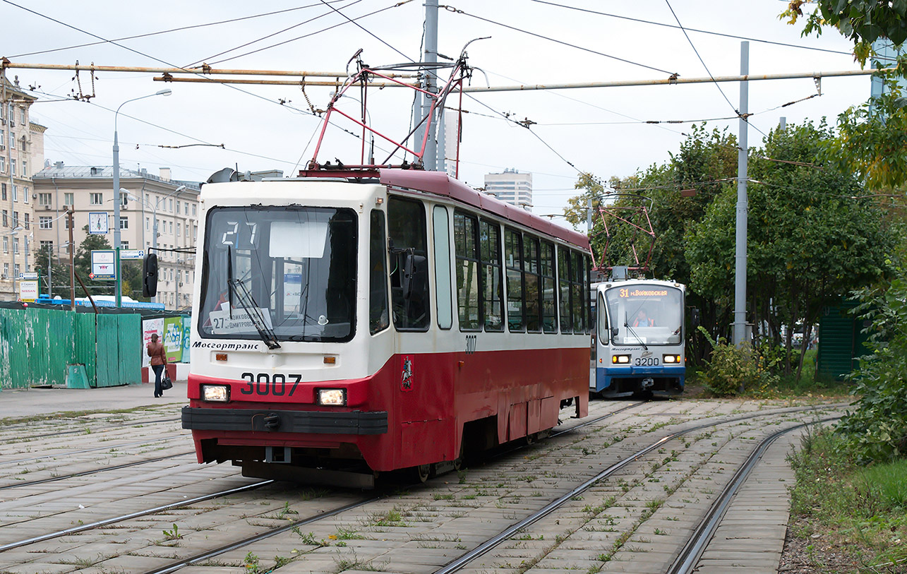 Москва, 71-134А (ЛМ-99АЭ) № 3007; Москва — Происшествия