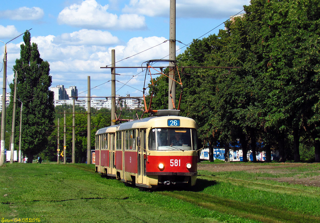 Харкаў, Tatra T3SU № 581