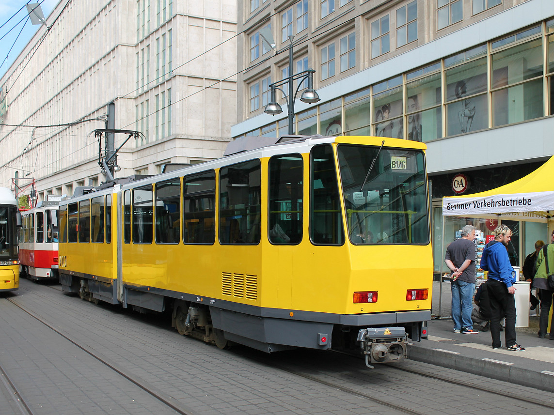Berlin, Tatra KT4DM № 6166